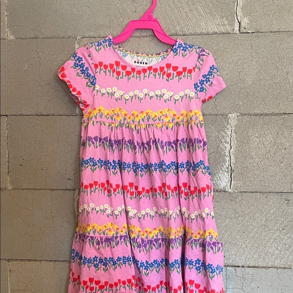 Boden Multicolor Floral Kids Dress size 8/9